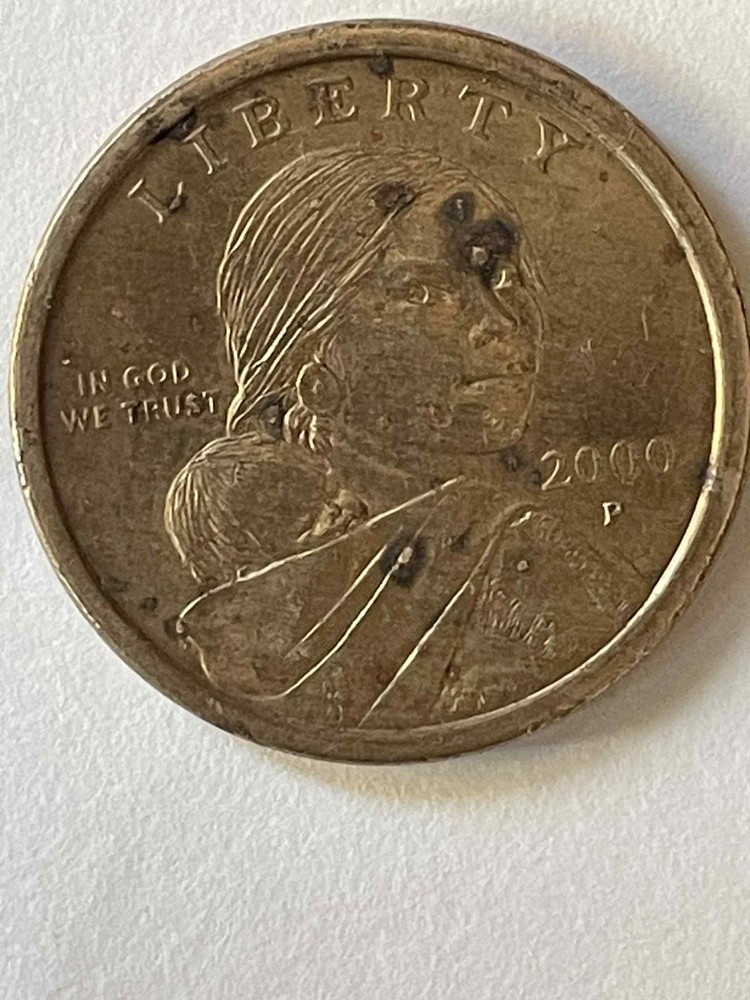 2000-P Gem Native American Sacagawea Dollar- Tail Feathers
