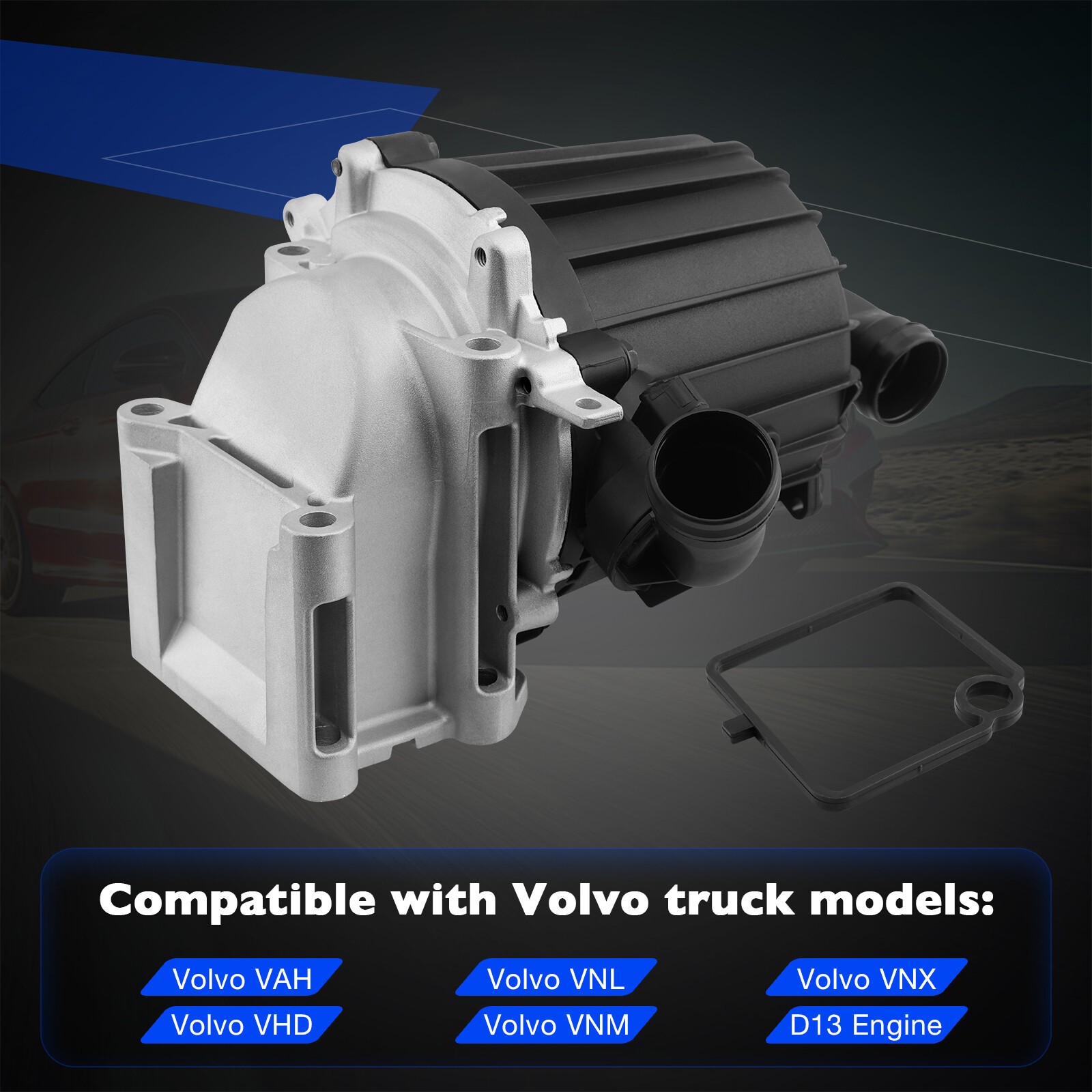 22877306 Crankcase Ventilation Oil Separator w/ Gasket For 2015-2022 Volvo D13