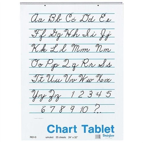 Pacon Chart Tablet - 24" X 32" - White (74510)
