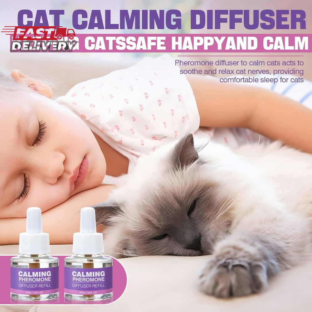 Cat Pheromones Calming Diffuser Refill 6 Pack Multicat Pheromone Diffusers Refil