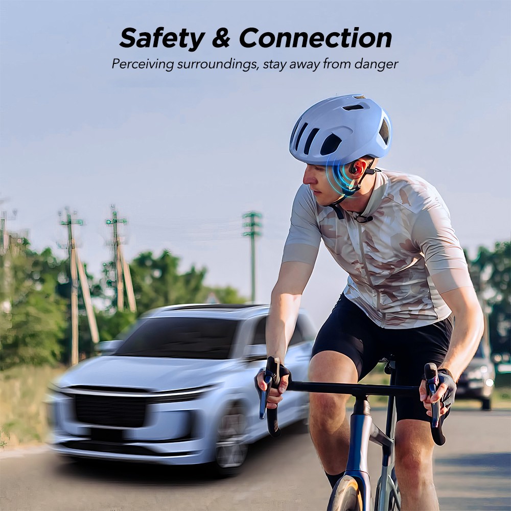 Mpow Bone Conduction Headphones Wireless Bluetooth Headsets Noise Canceling Mic