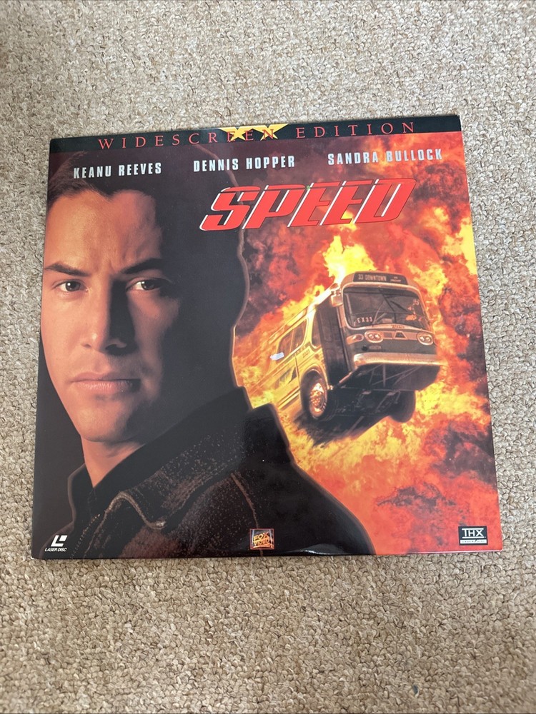 Speed (1993) NTSC LaserDisc Widescreen Edition THX Excellent Condition