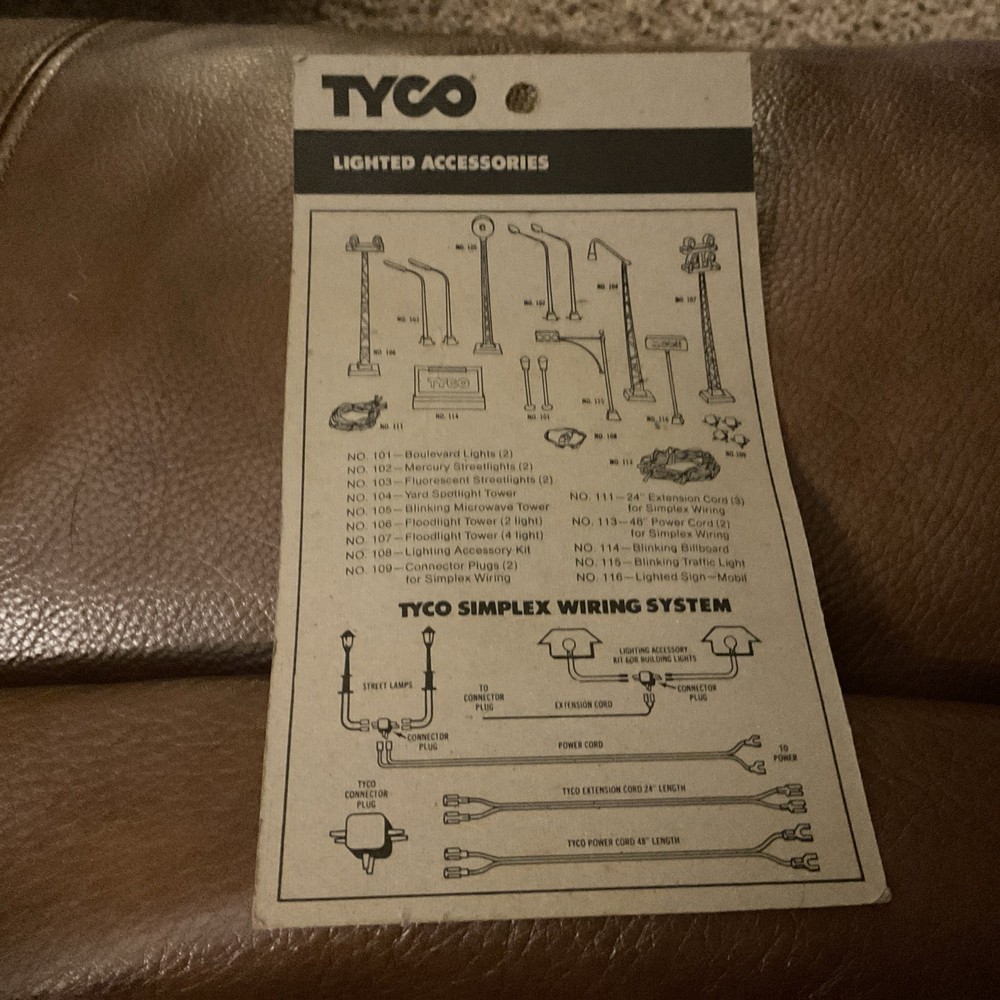 TYCO HO Lighting Accessory Kit 108