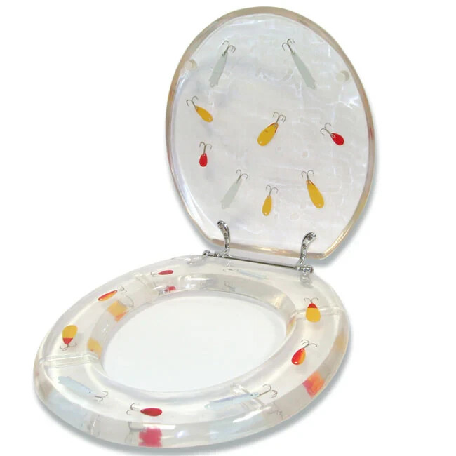 Acrylic casting resin epoxy round bowl toilet seat form mold for DIY project