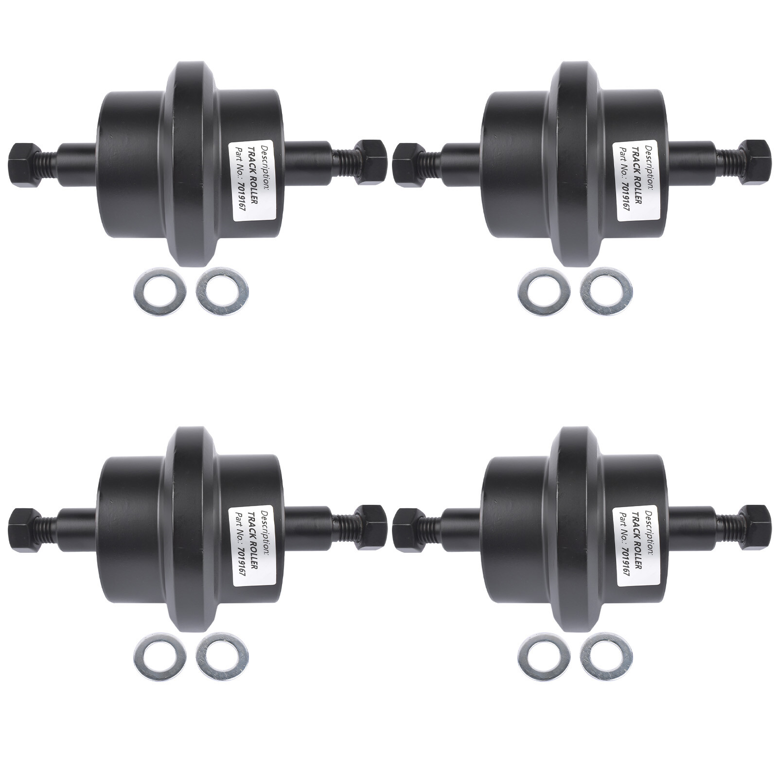 4Pcs Track Rollers For Bobcat 225 231 325 331 328 E26 E32 E37 E42 Mini Excavator