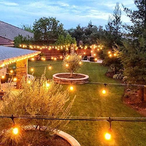 Waterproof S14 LED Light Bulbs Outdoor String Lights Replacement E26 Base 15Pk