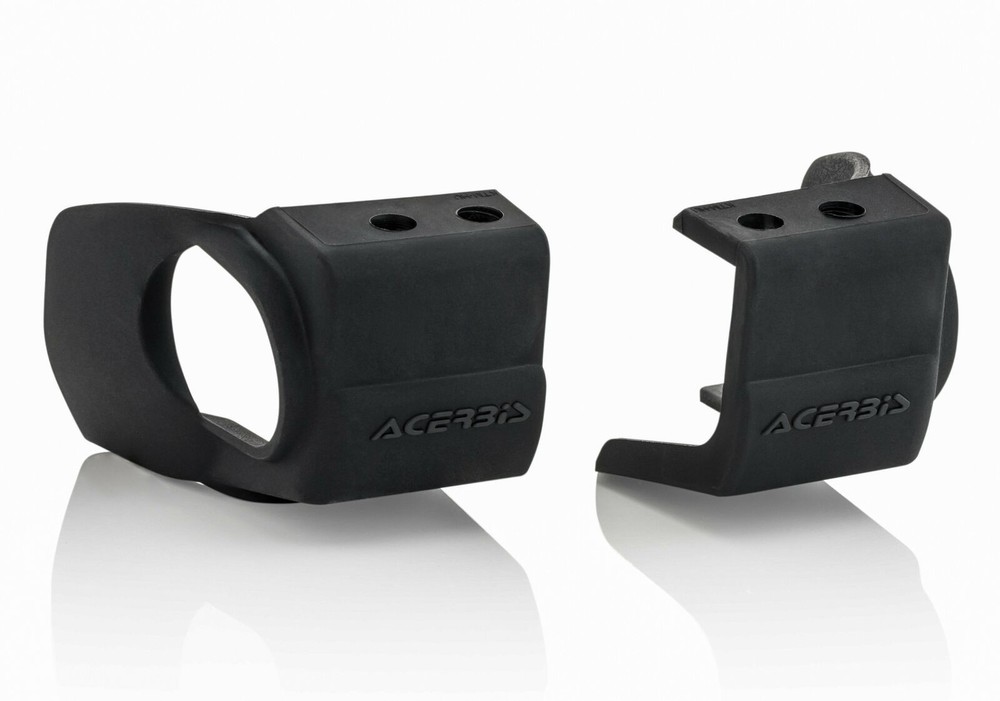 Acerbis 2726610001 Fork Shoe Covers, Black