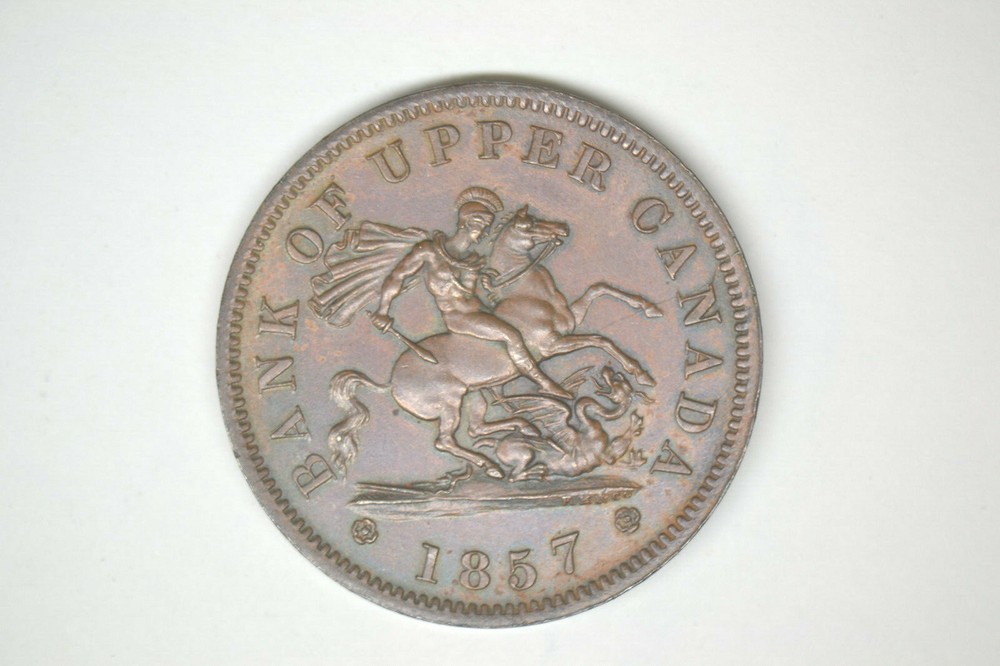 Upper Canada: 1857 Penny- Lovely BU