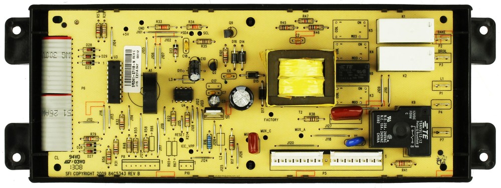 Electrolux Oven 316557118 Electronic Clock Timer ES305, Black Overlay