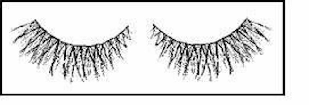 Reese Robert Flirt Strip Lashes with Adhesive, Black