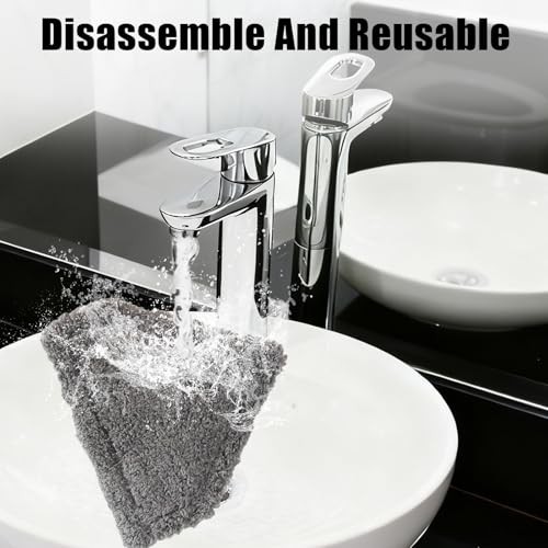 Car Windshield Squeegee Cleaning Tool - Vehicle Window Cleaner with 4 Reusable