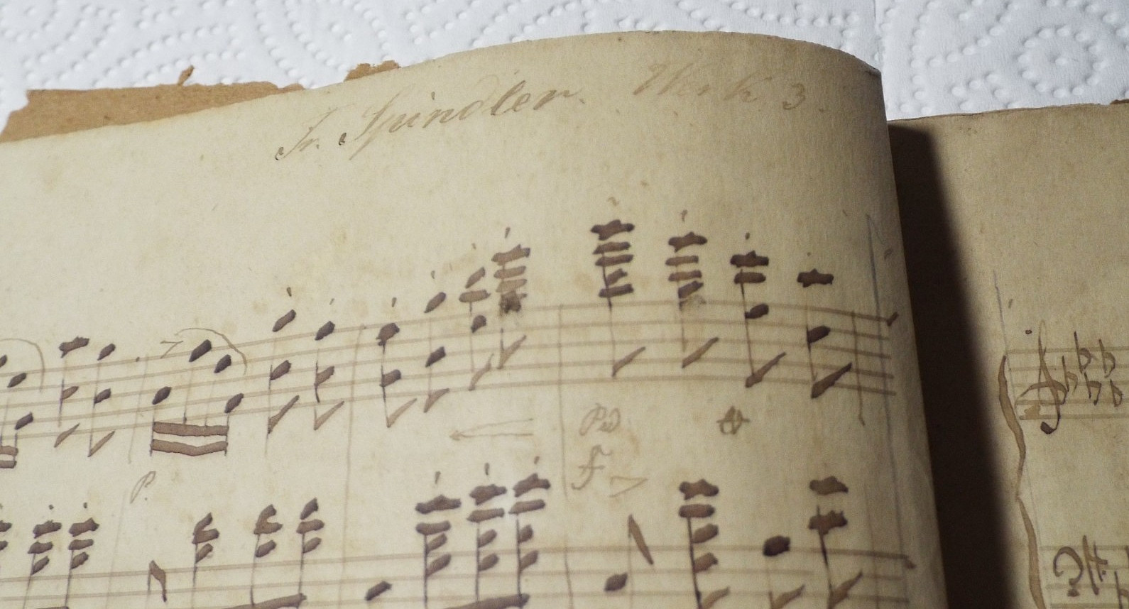 ANTIQUE 1800s HANDWRITTEN SHEET MUSIC WITH SIGNATURES GERMAN COMPOSERS READ!!!!
