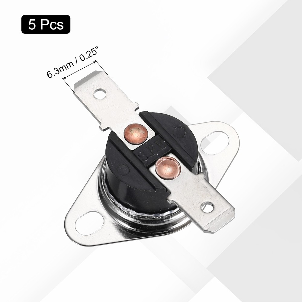 Temperature Control Switch , Thermostat , KSD301 20°C , 10A , N.O 5pcs