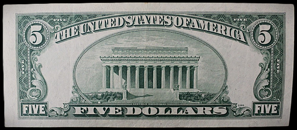 1953 $5 SILVER CERTIFICATE *STAR* NOTE - AU
