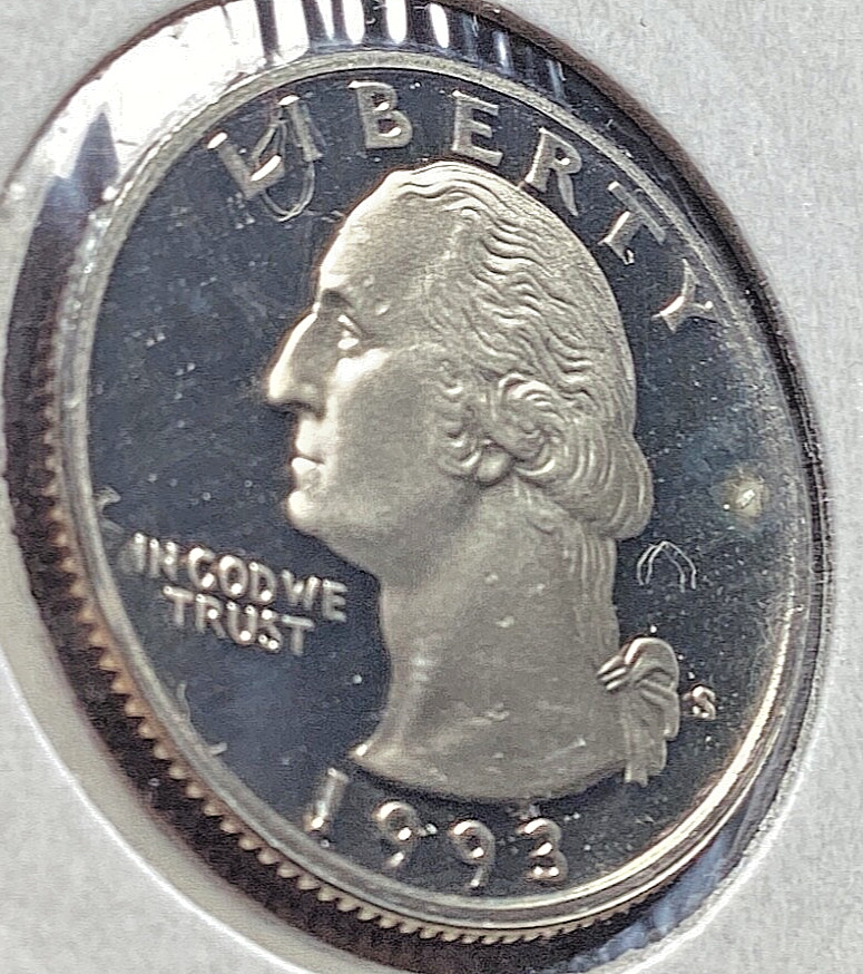 1993S, 1994S, 1996S Proof Washington clad Quarters