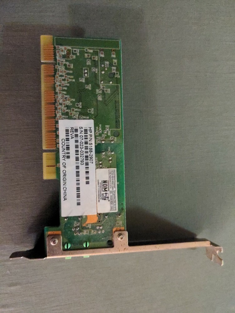 HP 5188-2907 PCI Modem Card - 56Kbps Modem