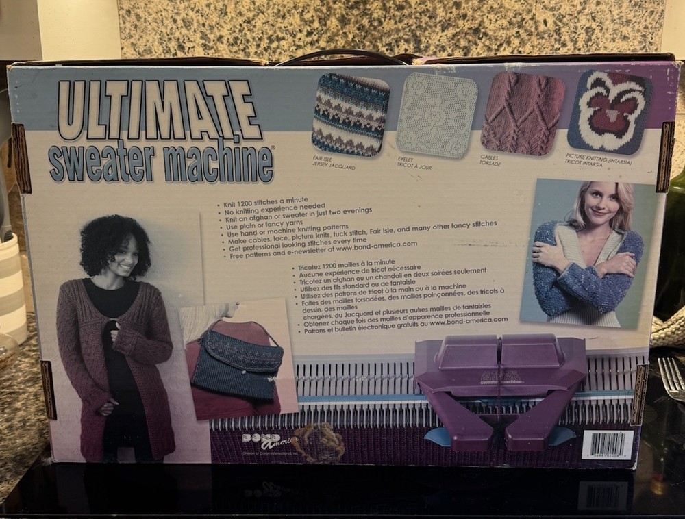 Bond Ultimate Sweater Knitting Machine NO DVD