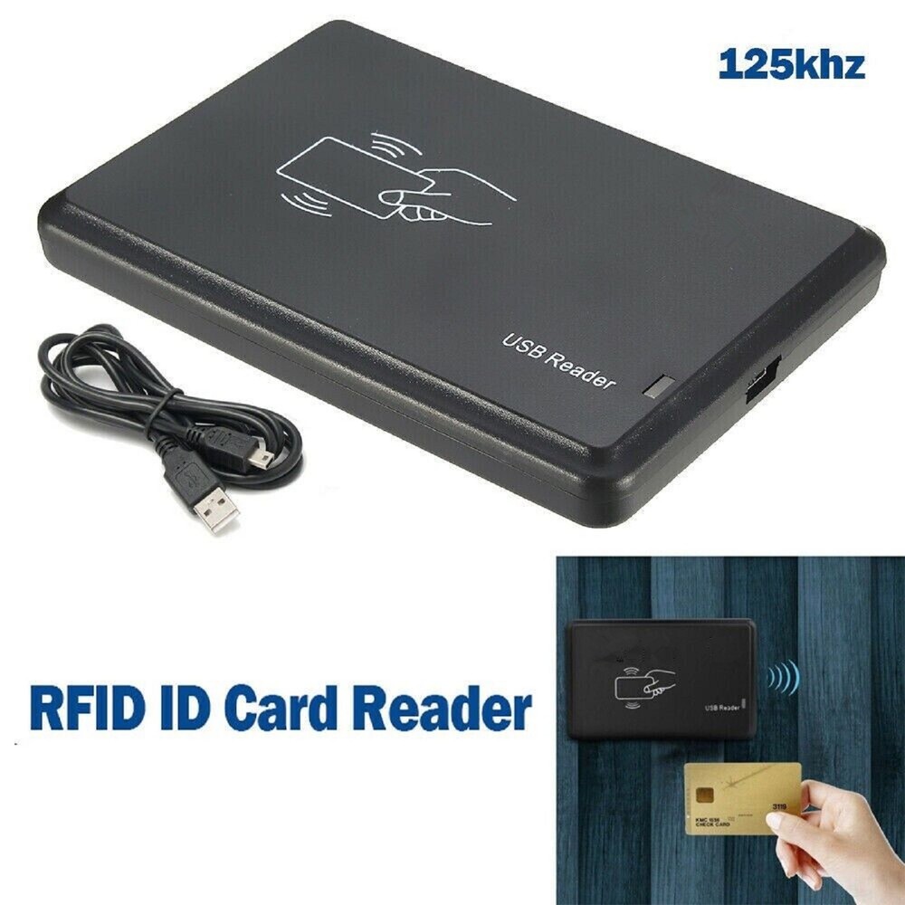 USB Card Reader 125kHz RFID Contactless Proximity Sensor Smart Card Reader a