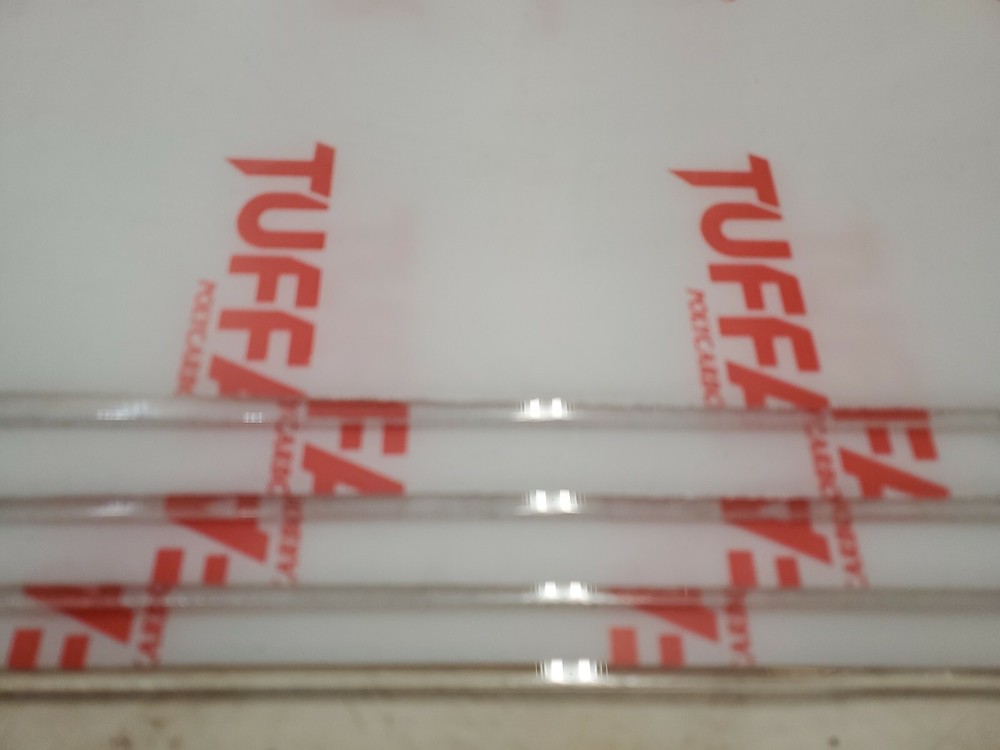 TUFFAK POLYCARBONATE SHEET 20"X48"X1/8" (4 sheets)