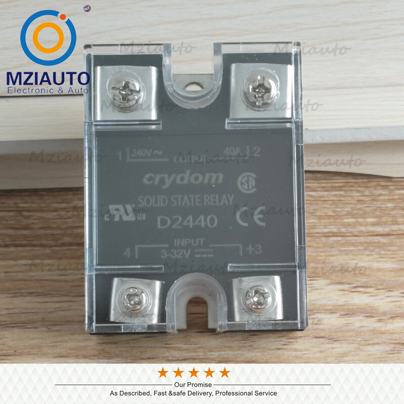 SSR Solid State Relay For Crydom D2440 Input 3-32V Output 40A 240V US Shipping