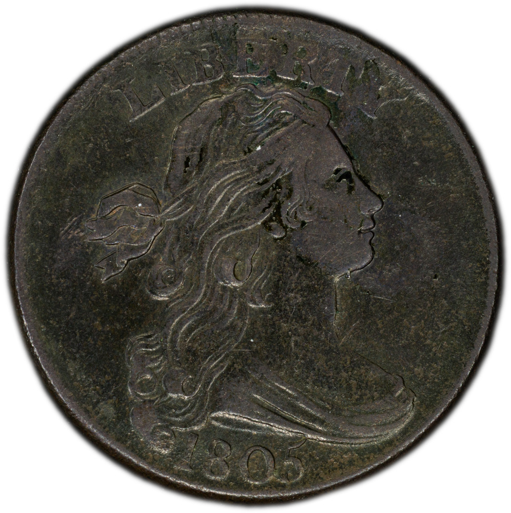 1805 PCGS XF Draped Bust Large Cent