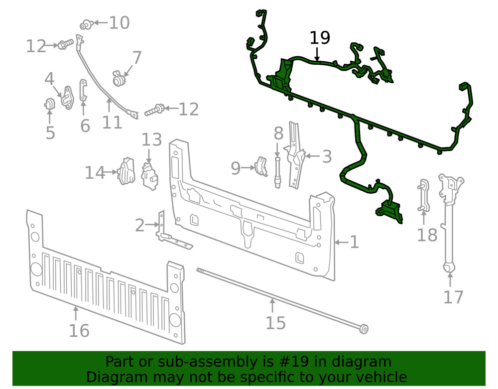 Genuine GM Harness 86785887