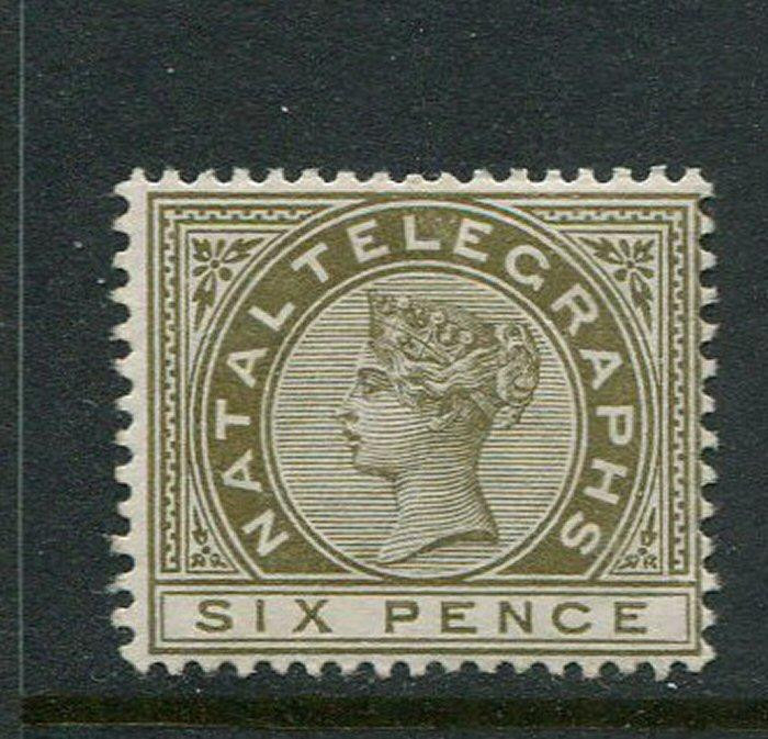 Natal Telegraph Stamp Mint Hiscock #3 Yvert #3