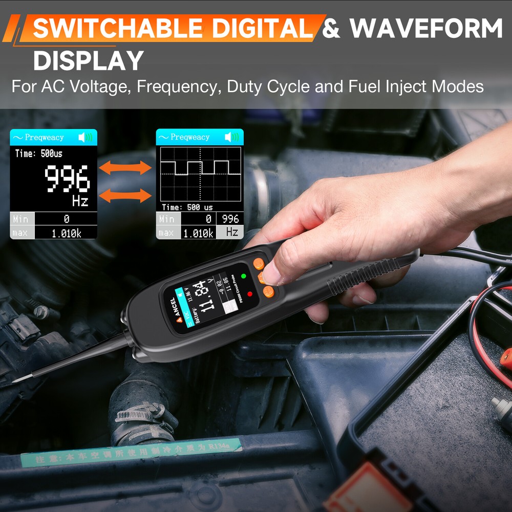 ANCEL PB500 Car Electrical Power Circuit Probe Tester Doide/Resistance Testing
