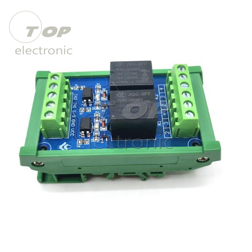2/4 Channels Optocoupler Lsolation Relay Module 12V PLC Signal Amplifier Board