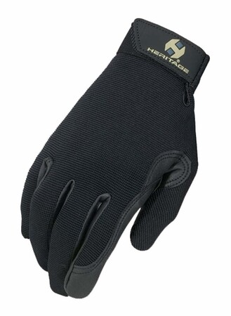 Heritage Performance Riding Gloves - Black