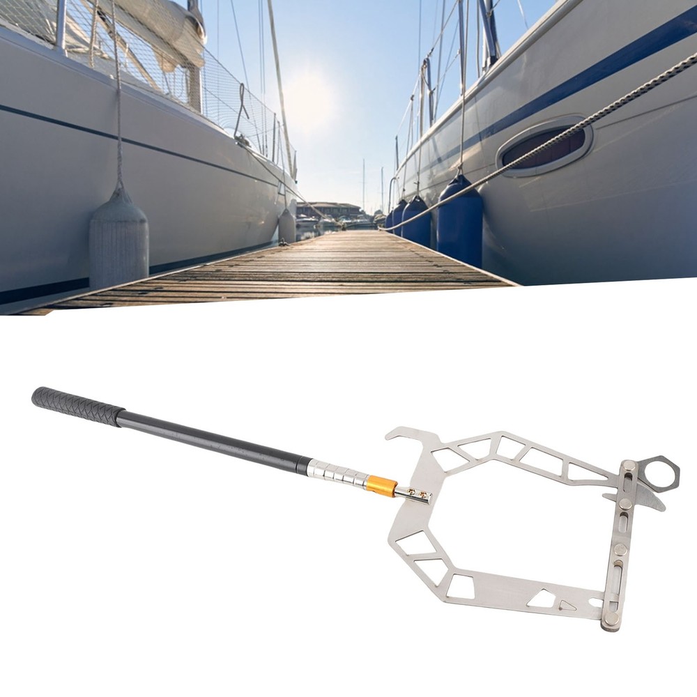 U‑Type Boat Hook Threader Multi‑Purpose Telescope Dock Hook Ship Docking