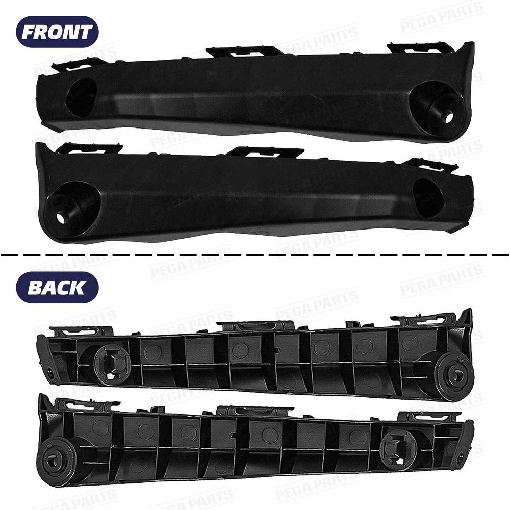 For 2012 2013 2014 Toyota Camry Front Bumper Retainer Support Brackets 2pcs
