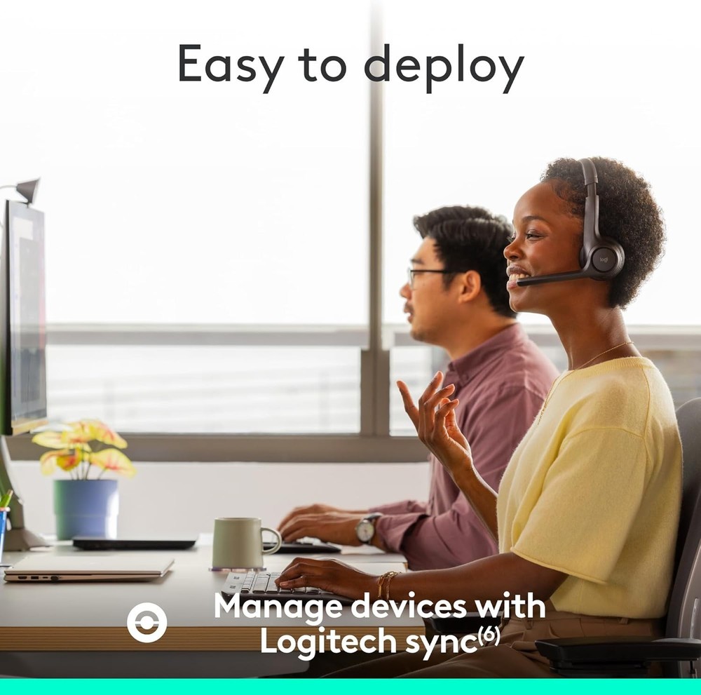 Logitech Zone 305 Business Wireless Bluetooth Headset for Microsoft Teams PC MAC