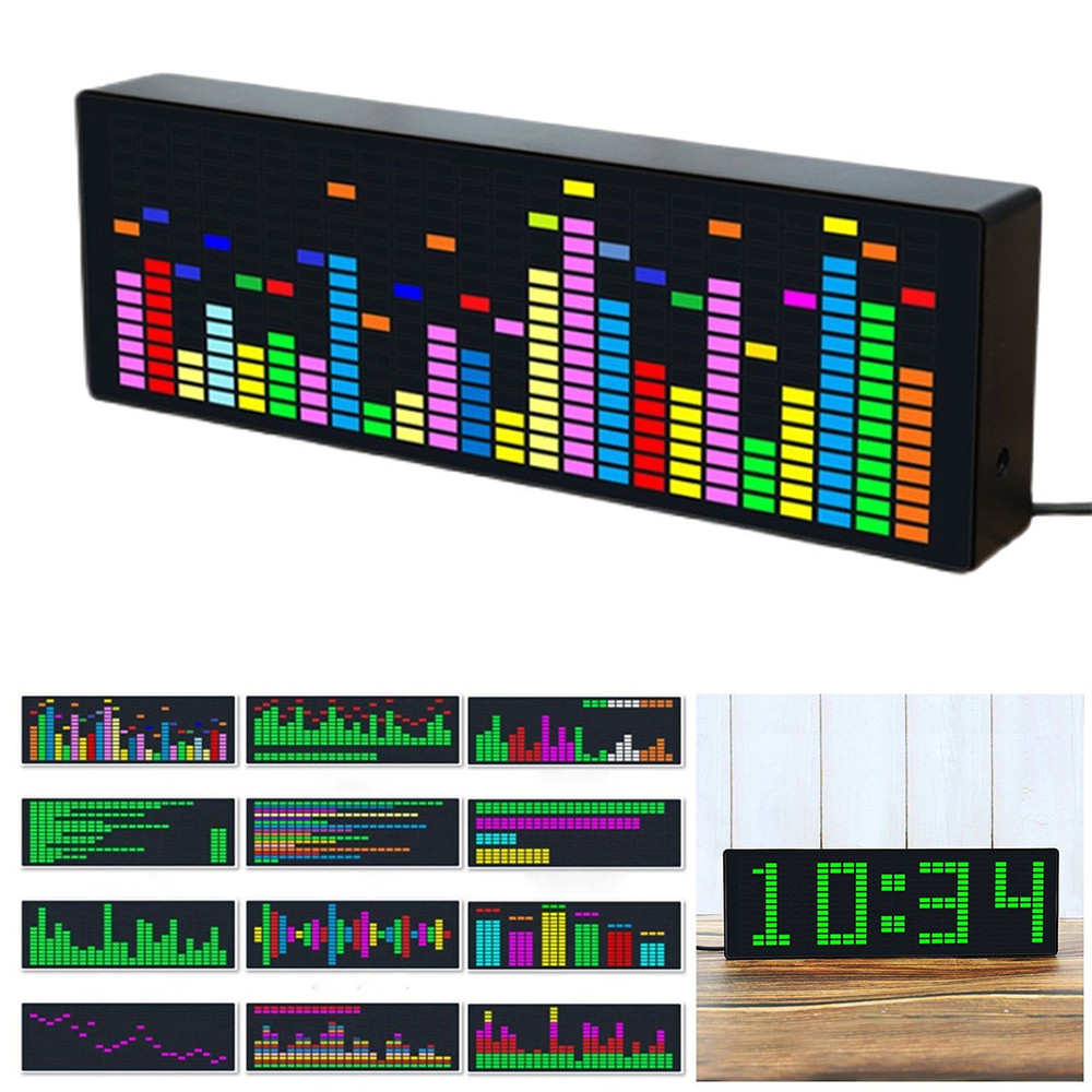 LED Music-Audio  for SPECTRUM Indicator VU Meter VFD Audio Display Clock