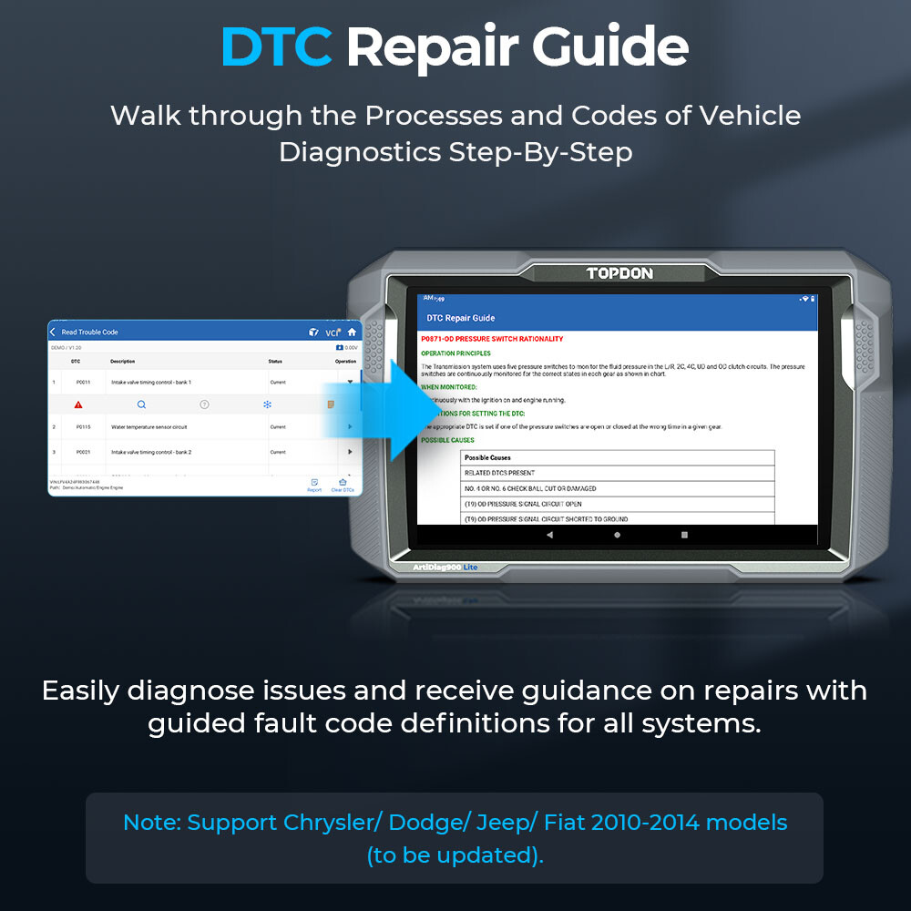 🔥2026 Newest TOPDON AD900 Lite Full System Bluetooth Bidirectional Scan Tool