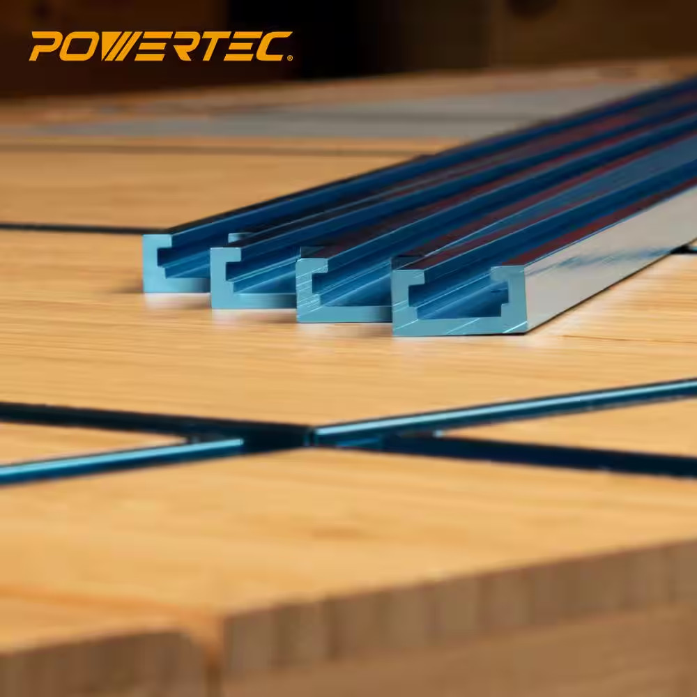36 In. Universal T-Track for Woodworking (2-Pack)