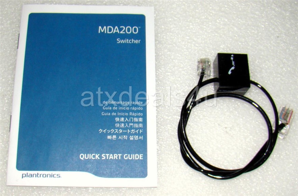 Plantronics MDA200 83757-01 Headset USB Switcher New