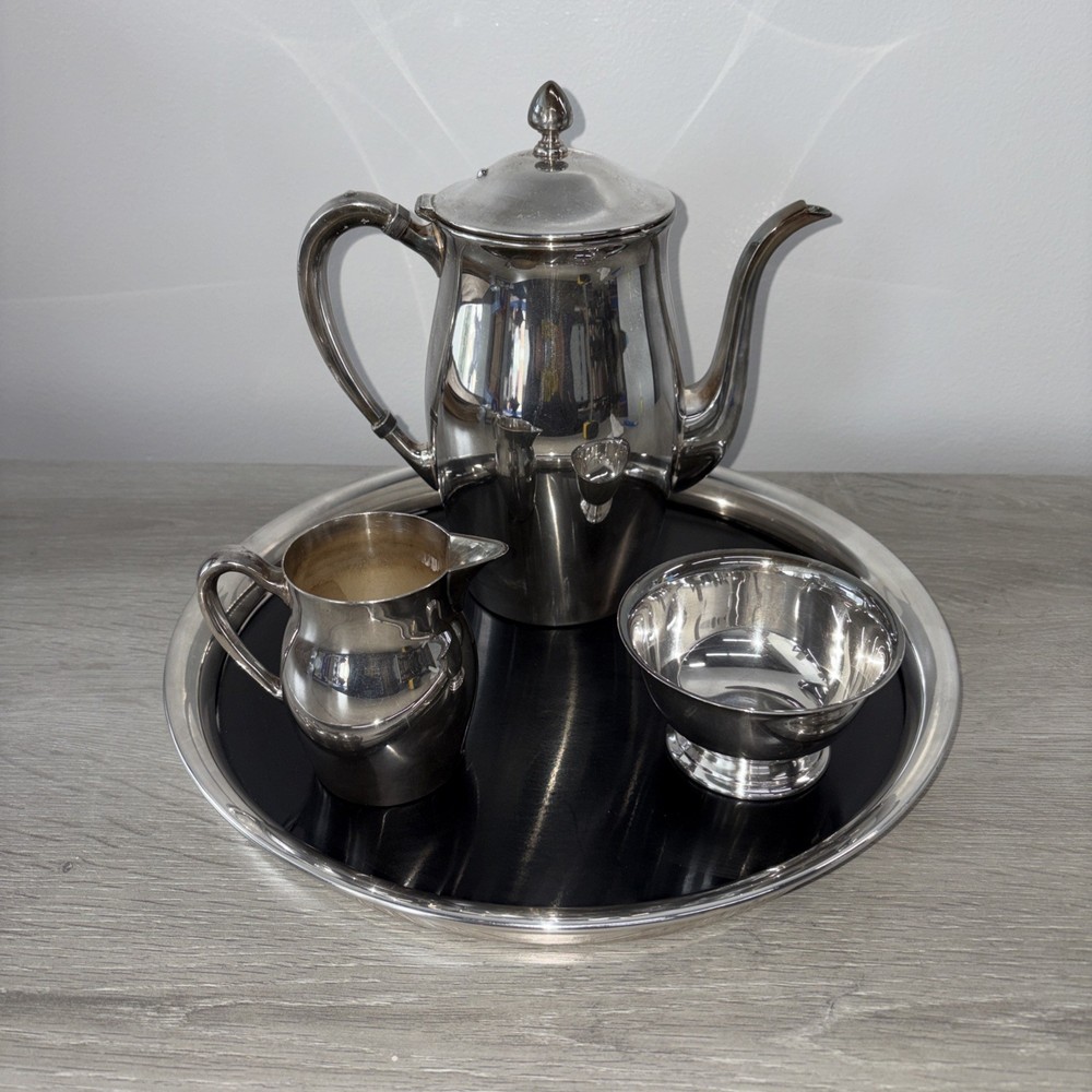 E.P.C Poole Silver Tea Set HAC20