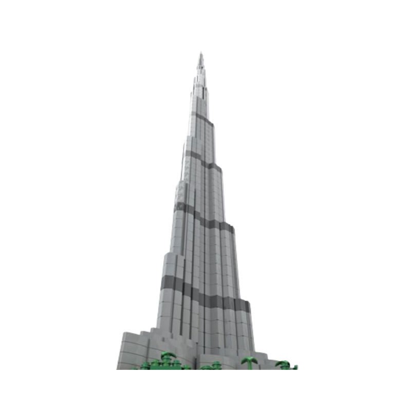Burj Khalifa MOC Modular Building Set Skyscraper Bricks Toy Model Gift