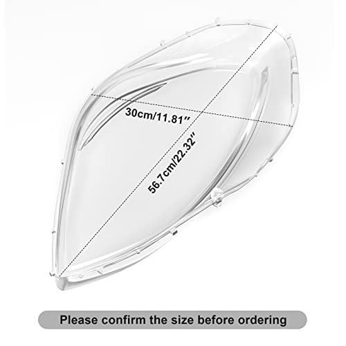Headlight Replacement Lens Driver Passenger L+R PAIR For Corvette Clear Kit2
