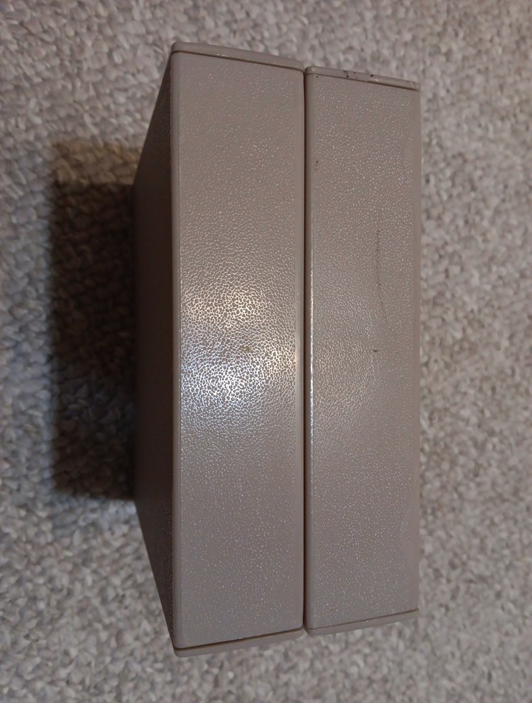 2X Computermate, Vintage 5.25" Floppy Disk Storage, Folding Container (Beige)