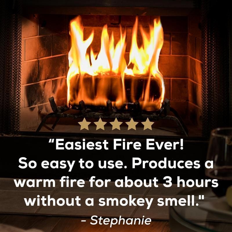 Ultra Premium Firelogs 4.5 lb 6-Pack 3 Hour Burn Eco-Friendly Fireplace Logs New