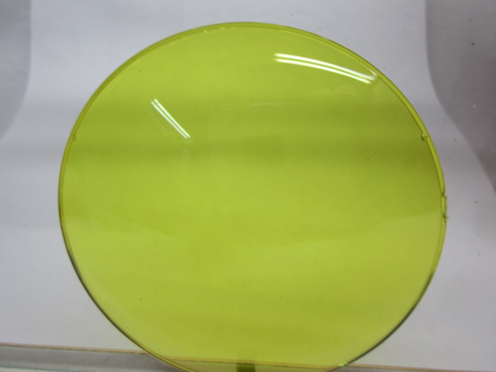 Uncut Stock Sunglass Lenses 2 Pair Yellow Polycarbonate Plano No Rx