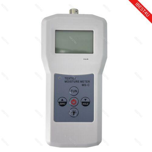 Textile Moisture Meter Analyzer Tester For Cloth Yarm Wool Moisture Measurement