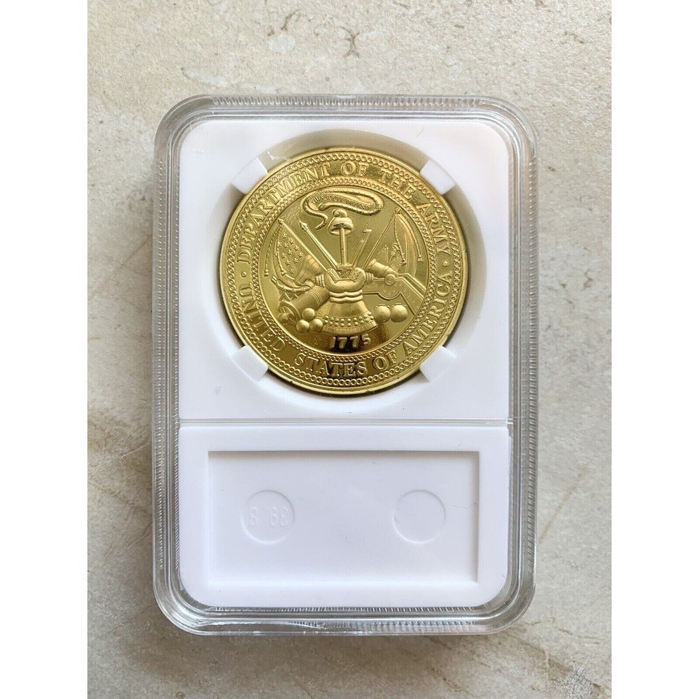 NEW U.S. Army Staff Sergeant E-5 Challenge Coin, With Case