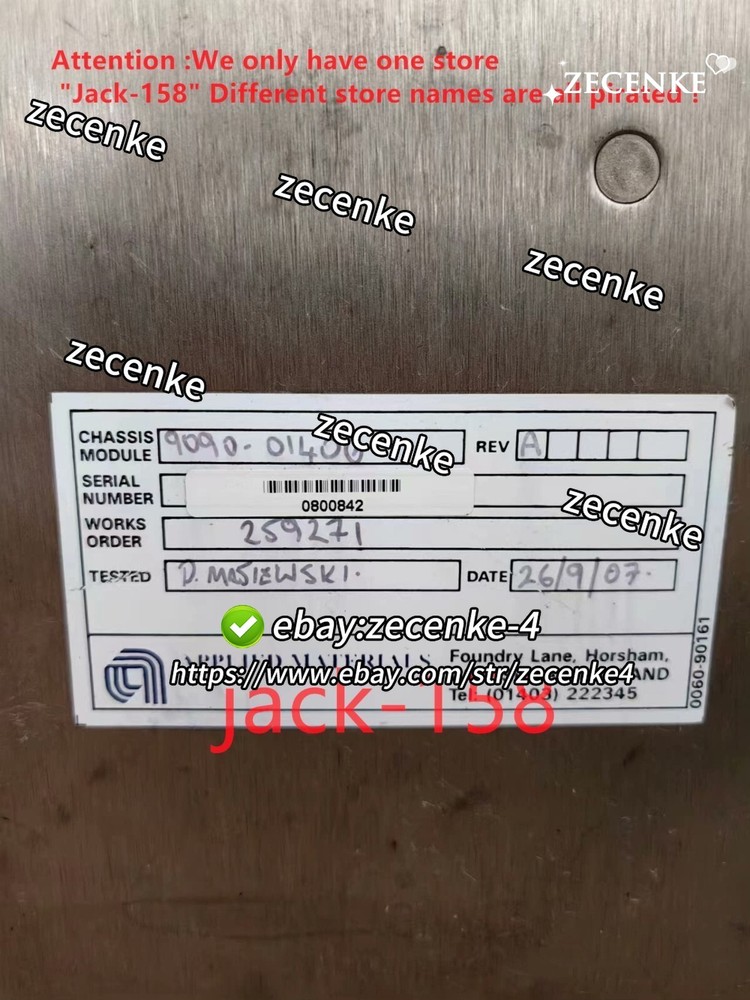 9090-01406 BY DHL OR Fedex