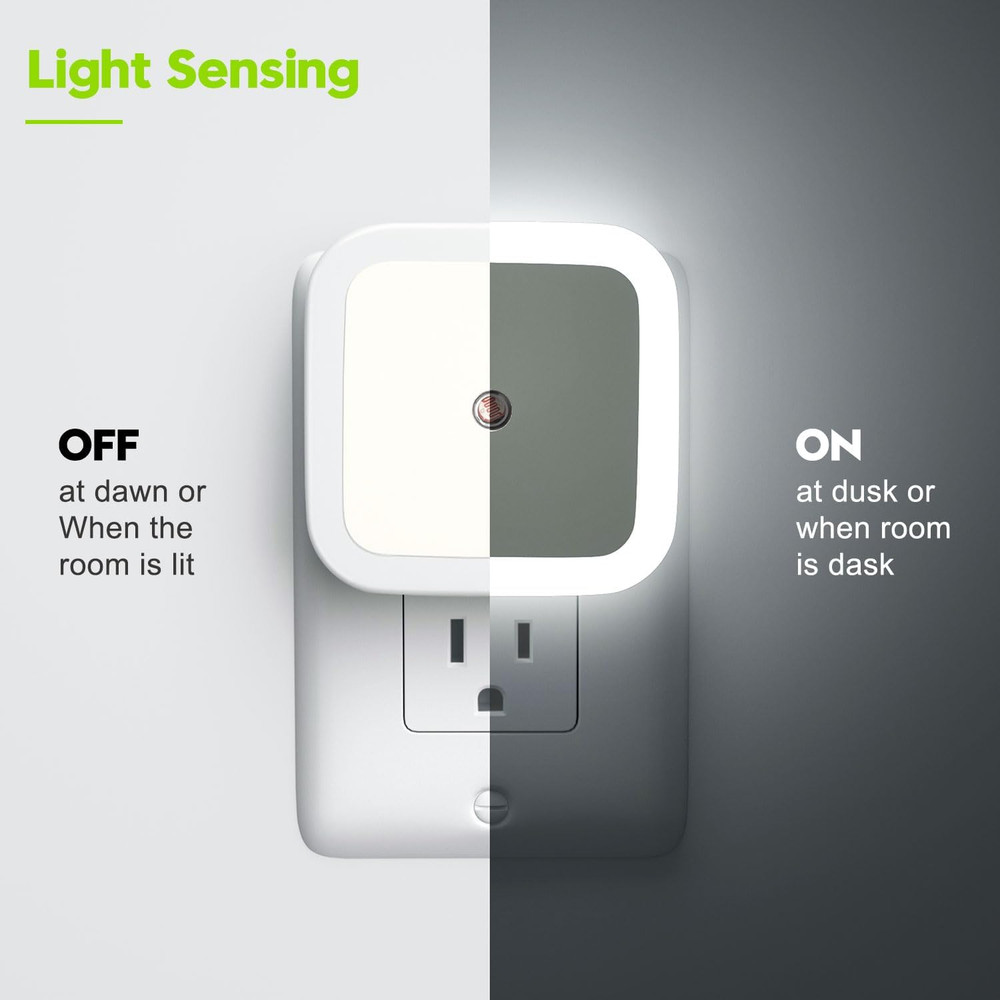 Night Light, Night Lights Plug into Wall [4 Pack], Nightlight Led Night Light fo