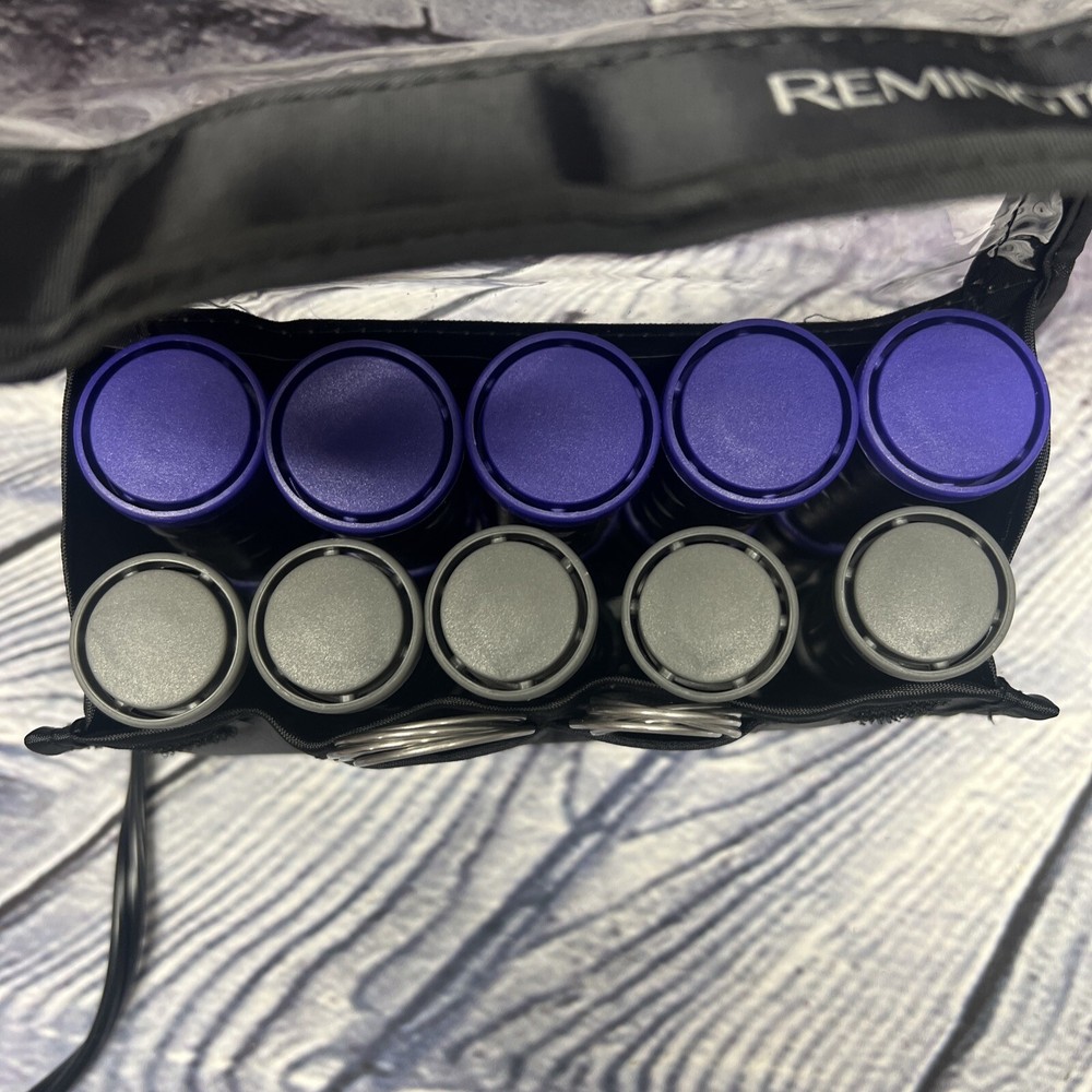 Remington Compact Ceramic Ionic Hot Rollers w/Travel Case Prem Model NIB Opened