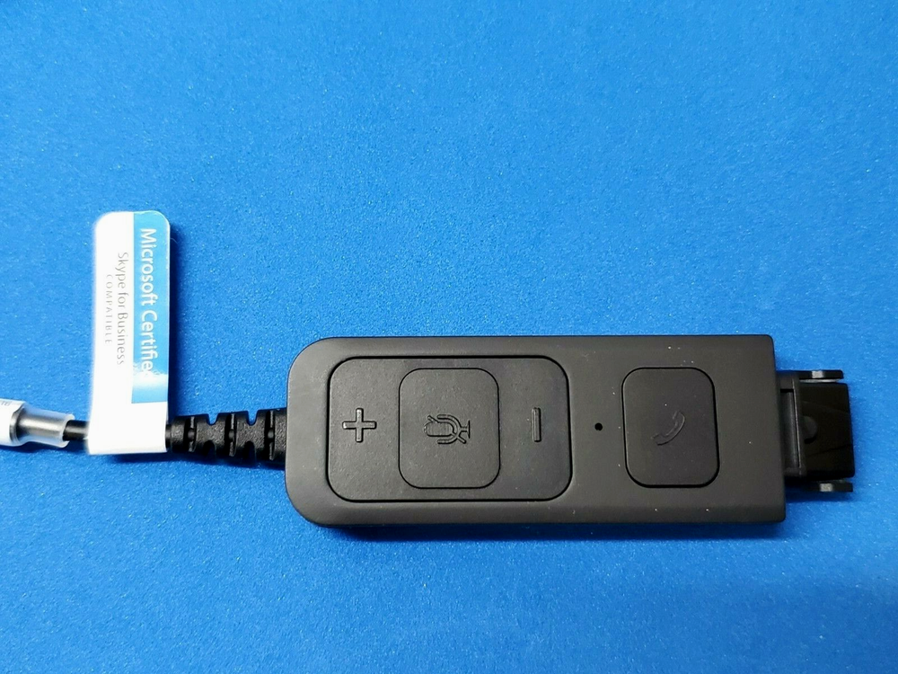 Qty. 2 - For: JPL & Plantronics Headset Phone Call Control USB Wire Lead