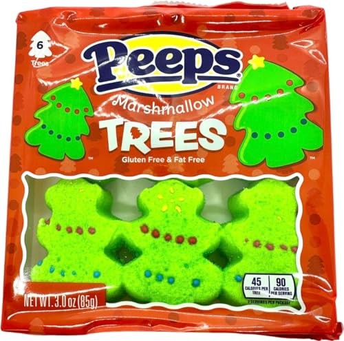Peeps Marshmallow Trees 3oz 6ct